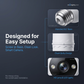 🔥All-New Upgrade✨4MP Light Bulb Security Camera 5G&2.4GHz Wireless Outdoor Indoor Camera with Night Vision