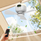 ⏳🔥LIMITED-TIME 52% OFF! 🌬️ Rechargeable Ceiling Fan with LED Light – Cool & Bright Anywhere ✨