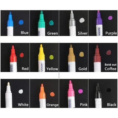 🌈🖌️ Waterproof Tyre Paint Pen – Vibrant colors, weatherproof & easy apply – Customize your tires with lasting style 🚗