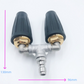 🚿 Stainless Steel Turbo Nozzle 🌟 – Perfect for terraces, cars, and facades