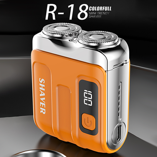 ⏳Time-Limited Special⏰Portable Mini Men's Electric Shaver – AI Beard Sensing, Magnetic Head, Fast Charge ✨