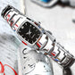 ⌚ LIMITED-TIME 50% OFF! Women’s Elegant Stainless Steel Bracelet Watch, Waterproof Crystal Dial Calendar Quartz Wrist Watch