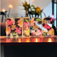 LED Floral Resin Letter Night Light