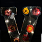 LED Floral Resin Letter Night Light