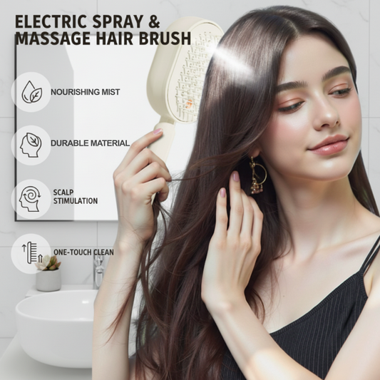 📢📢57% off!! ⏰Electric Spray Massage Comb✨🔥
