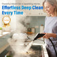 🥳2026 HOT SALE⏰ 50% OFF! High‑Temp Steam Cleaner – 105°C steam, 15s heat‑up. Kills 99.9% germs, no chemicals. 6 levels, large 1100ml tank. Multi‑surface magic! 🔥✨
