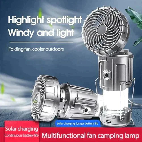 🔥🔥2026 Hot Portable LED Camping Lantern With Fan