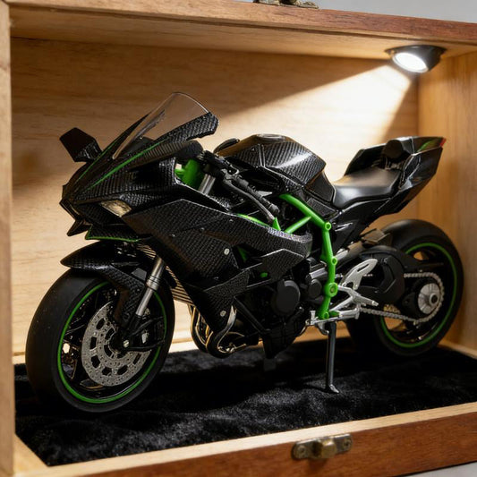🏍️1:12 Scale Motorcycle Model with Light & Sound