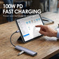 ⏳Limited-time 55% off⏰Portable 5-in-1 USB-C Hub with 4K HDMI Output📱➡️📺