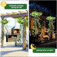 🌿40% OFF!🪴Solar Hanging Grass Light – Realistic Foliage, Warm White, IP65 ✨