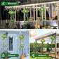 🌿40% OFF!🪴Solar Hanging Grass Light – Realistic Foliage, Warm White, IP65 ✨