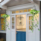 🌿40% OFF!🪴Solar Hanging Grass Light – Realistic Foliage, Warm White, IP65 ✨