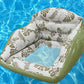 🏊‍♀️ LIMITED-TIME 50% OFF! ✨ U-Shaped Inflatable Pool Float – Ergonomic, Mesh Seat, Tropical Print 🌴