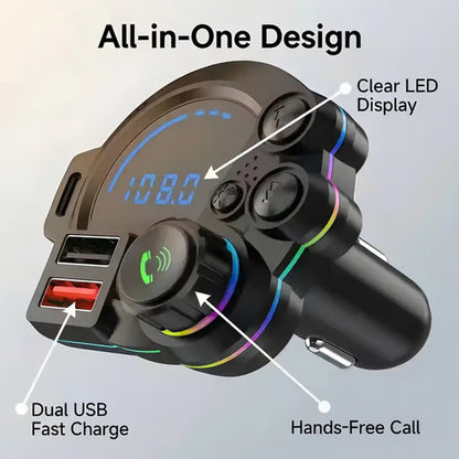 🚗 Bluetooth 5.0 FM Transmitter