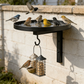 Wall-Mounted Metal Bird Bath – Antique Bronze Finish 🐦🏡