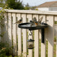 Wall-Mounted Metal Bird Bath – Antique Bronze Finish 🐦🏡