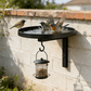 Wall-Mounted Metal Bird Bath – Antique Bronze Finish 🐦🏡