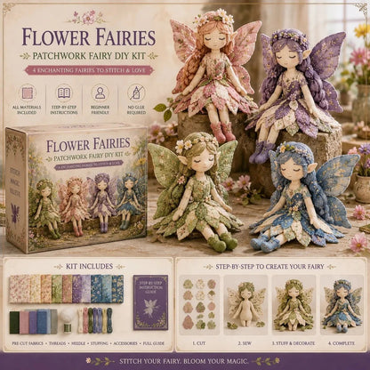 🔥LAST DAY 44% OFF🧵Fairy Patchwork DIY Collection