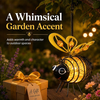 🌙🍃🪴 ZEITLICH BEGRENZTE 50% RABATT-AKTION! Hängende Solar-Bienenlampe – Warmes Bernsteinlicht, flackerfrei, perfekt für Gartenpartys, Camping oder Kinderzimmer – Freude verbreiten bei Tag und Nacht 🌞🌜