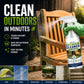 🌿 LIMITED-TIME 50% OFF! Outdoor Surface Cleaner Spray, Fast Acting Stain Remover for Patio, Wooden Furniture & Outdoor Surfaces