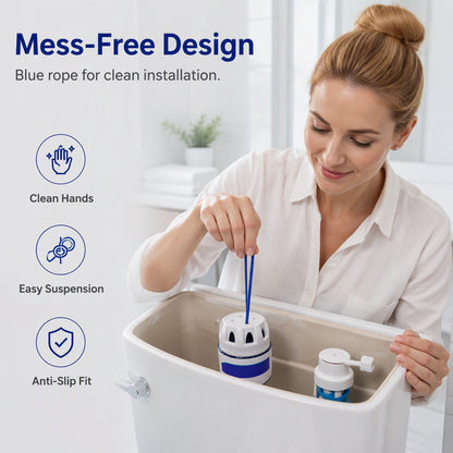 🚽 Automatic Toilet Cleaner – Long-Lasting Tablets, Fresh Scent 🌿