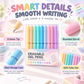 Write & Erase Instantly! No-Mess 8-Color Erasable Gel Pens