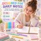 Write & Erase Instantly! No-Mess 8-Color Erasable Gel Pens