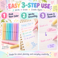 Write & Erase Instantly! No-Mess 8-Color Erasable Gel Pens