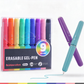 Write & Erase Instantly! No-Mess 8-Color Erasable Gel Pens