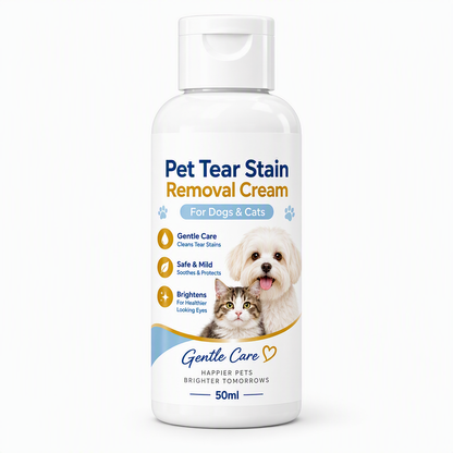🎉Limited‑Time 50% OFF 🐶🐱Pet Tear Stain Remover Cream