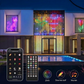 🎄 App-Controlled Music Sync String Lights