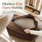 ⏳Limited-time 50% off💥Boho Storage Ottoman Pouf Cover – fill with clothes & blankets, supports 220 lbs, washable canvas. Tidy & cosy! 🏠✅