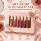 Get Rose Matte Lips Instantly! Long-Lasting Liquid Lipstick