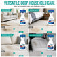 Clean Rugs & Sofas Instantly! Waterless Fabric Foam Cleaner