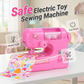🧵 Mini Electric Sewing Machine Toy with Needle Guard