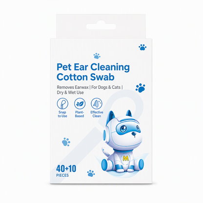 🔥Limited Time Promotion 50% OFF🔥Pet Ear and Eye Cleaning Cotton Swabs for Cats and Dogs