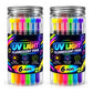 6-Piece UV Neon Highlighter Markers