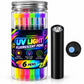 6-Piece UV Neon Highlighter Markers